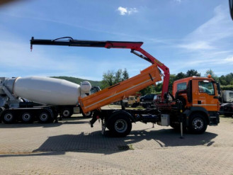MAN TGM 18.320 4x2 Dreiseitenkipper Meiler + Kran Palfinger PK 11.001 SLD 3