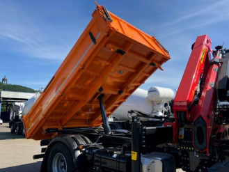 MAN TGM 18.320 4x2 Dreiseitenkipper Meiler + Kran Palfinger PK 11.001 SLD 3