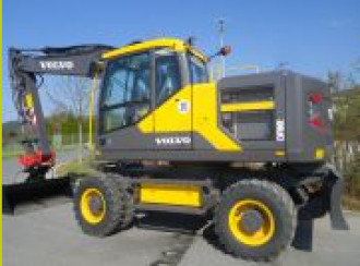 Radbagger Volvo EW 160 E Neumarkt in der Oberpfalz