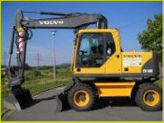 Mobilbagger Volvo EW 160 B Neumarkt in der Oberpfalz