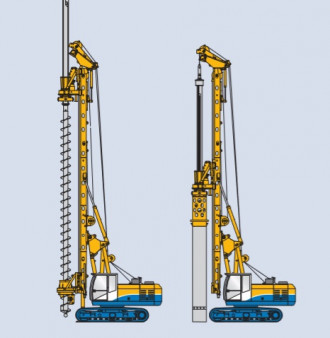 Wiertnica obrotowa Bauer BG 15 H 