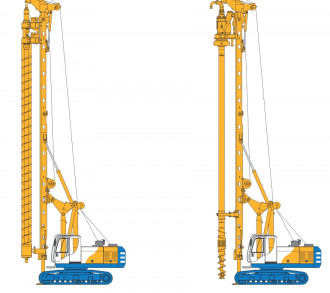 Drehbohrgerät Bauer BG 18 H 