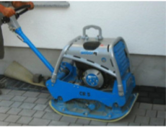 Rüttelplatte Weber 300 kg