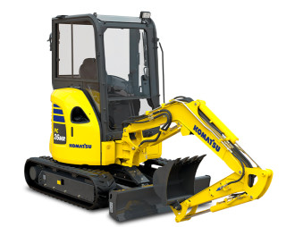 Komatsu Minibagger 2,6 Tonnen MS03 ink. Grabenräum & Tiefenlöffel 