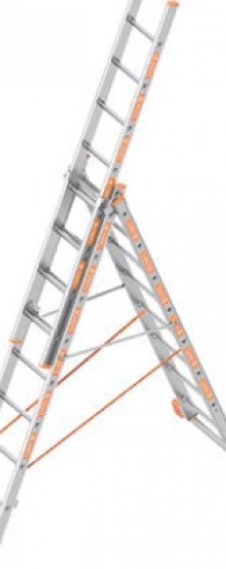  Layher Mehrzweckleiter 3x14 Sprossen  