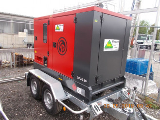 Generator 61 kVA, Stromerzeuger, Aggregat Nürnberg