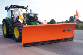 Schneeräumschild Tuchel SF 2500 für Radlader 