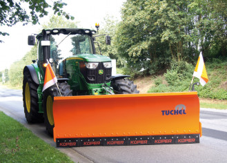 Schneeräumschild Tuchel SF 2500 für Radlader