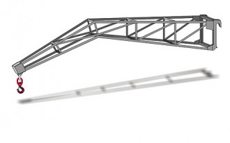 Lasthaken GTSZ GMH 1500 R ZM2 – Gittermastausleger 