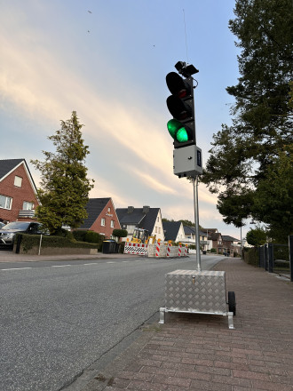 Lichtsignalanlage Typ C, Berghaus Funkampel für Engstellen Ampel