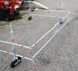 Ochrona dachów płaskich Layher Mobil 