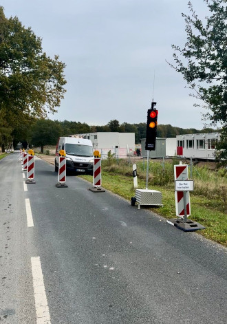 Lichtsignalanlage Typ C, Berghaus Funkampel für Engstellen Ampel