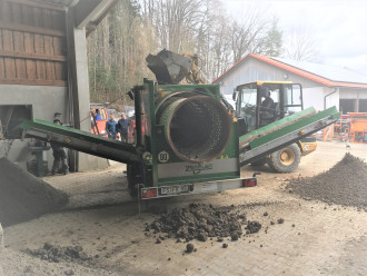 Trommelsiebanlage Zemmler MS 1600 (Doppeltrommel)