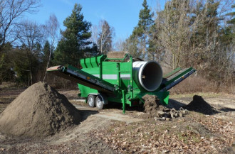 Trommelsiebanlage Zemmler MS 1600 (Doppeltrommel)