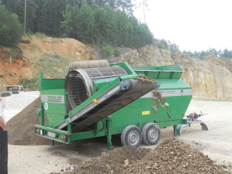 Trommelsiebanlage Zemmler MS 1600 (Doppeltrommel)