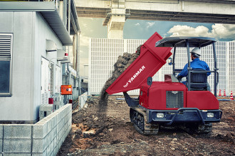 Yanmar C30R-3TV Kettendumper mit Drehmulde Speyer