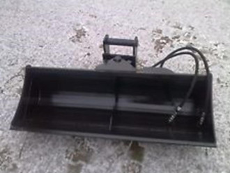Grabenräumschaufel, hydraulisch 1200 mm breit 