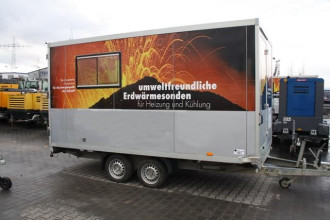 Humbaur Bauwagen mit Werkstatt Mannheim