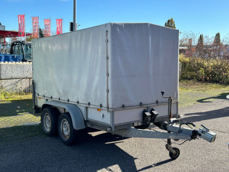 Planenanhänger Hapert K 2000 geschlossener Anhänger Tandem