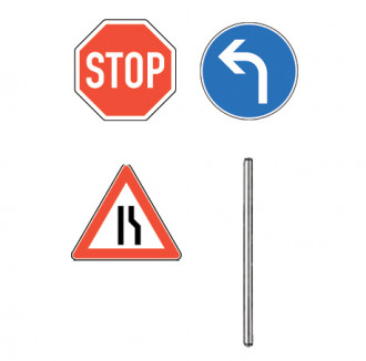 Horizont Verkehrszeichen 