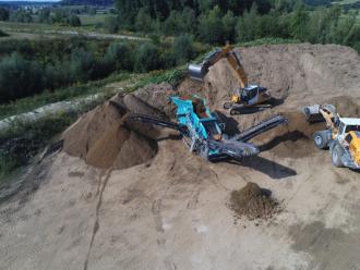 SCHWERLASTSIEBANLAGE Mobil - POWERSCREEN WARRIOR 1400X 