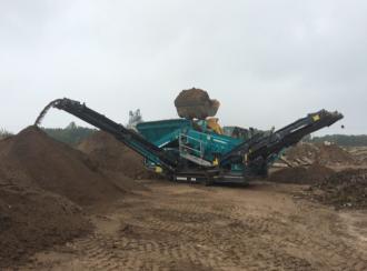 SCHWERLASTSIEBANLAGE - POWERSCREEN WARRIOR 800 