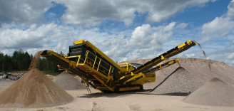 Keestrack C6 (Explorer 1800), 2-Deck oder 3-Deck-Splittsiebanlage auf Raupe, 28-32 To 