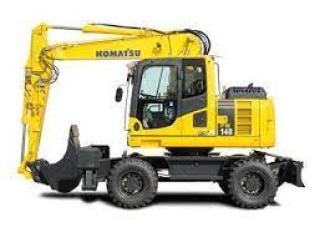 Komatsu PW140 Mobilbagger Fulda