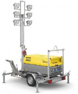 Atlas Copco QAX 20 Stromerzeuger mit Lichtmast 