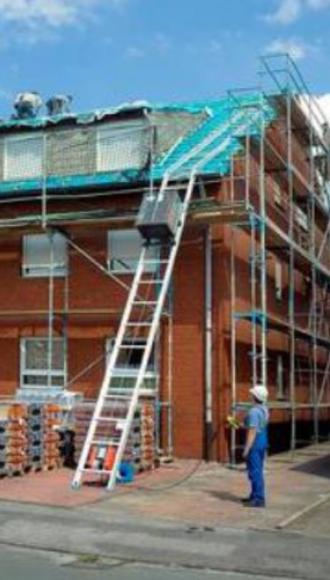 Schrägaufzug Böcker 250 Arbeitshöhe 14 m Fulda