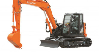 Kompaktbagger VA Hitachi ZX85USBLC-5 Kurzheck OilQuick OQ45-5 Plauen