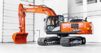 Kettenbagger Hitachi ZX250LCN-3 Monoblock OilQuick OQ70/55 Plauen