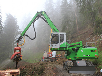 Materialumschlagmaschine Sennebogen 718 M 