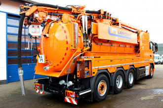 Saugfahrzeug mieten Wasserrückgewinner MAN 8x4-4 Müller 14,5m³ EWA 