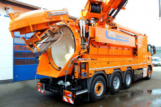 Saugfahrzeug mieten Wasserrückgewinner MAN 8x4-4 Müller 14,5m³ EWA 