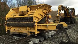 Leichte mobile Schotterreinigungsanlage (LMSRA) KS2340 
