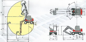 Mobilbagger Takeuchi TB 175 W Powertilt