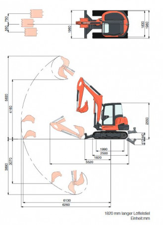 Minibagger Kubota KX 057-4 
