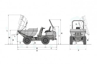 Raddumper Wacker Neuson LD 4001