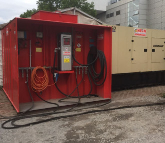 Mobilny system zbiorników Zbiornik paliwa Barth Zbiornik oleju napędowego 