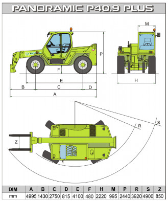 Teleskoplader Merlo P40.9 Plus