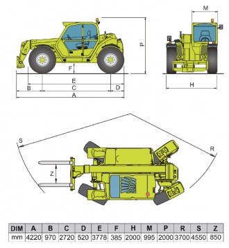 Teleskoplader Merlo P32.6L Plus 