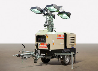 Lichtmast Flutlicht Doosan LT6K Leverkusen