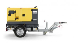 Lichtmast mieten Lichtgiraffe Atlas Copco QAS-LT 14/13 Leverkusen