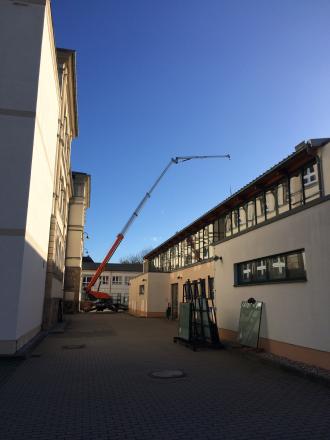 Anhängerkran Paus Sky Worker PTK 31 Dachdeckerkran