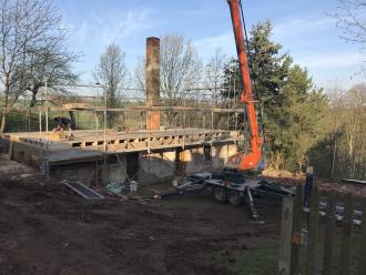 Anhängerkran Paus Sky Worker PTK 31 Dachdeckerkran
