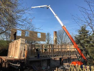 Anhängerkran Paus Sky Worker PTK 31 Dachdeckerkran