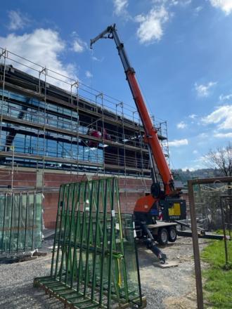 Anhängerkran Paus Sky Worker PTK 31 Dachdeckerkran