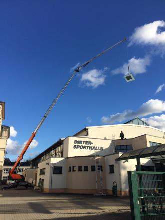 Anhängerkran Paus Sky Worker PTK 31 Dachdeckerkran
