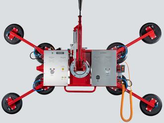 Glassauger von Kappel und Grip bis 1200 Kg mieten Kran Minikran Vakuumlifter Vakuumheber Fensterheber Sauger Glas